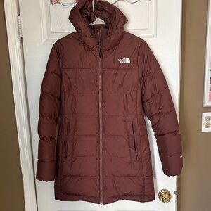 The North Face Women's Dark Brown Puffer Coat